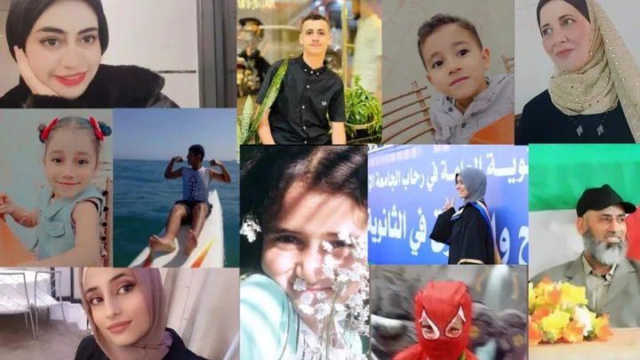 collage of beautiful images of Nesma's family